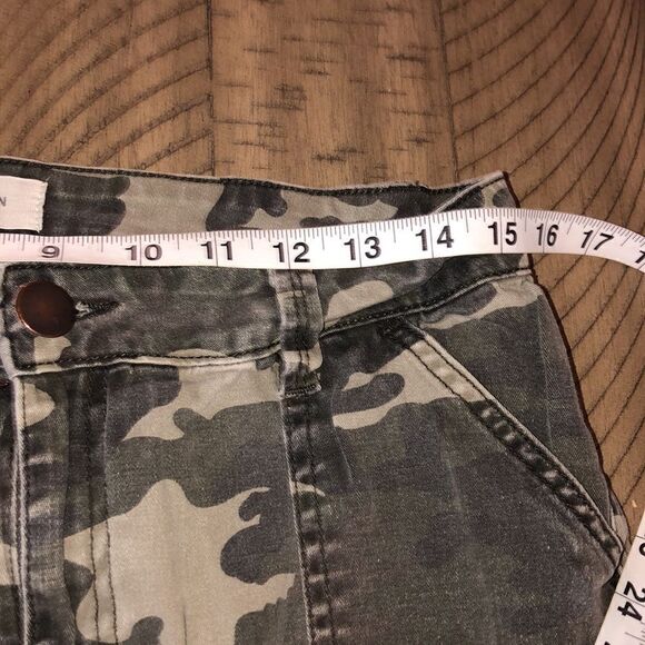 Camo Cargo Cotton Spandex Pants Cotton Spandex Stretch Comfort Waist 2 Pockets - Picture 8 of 17